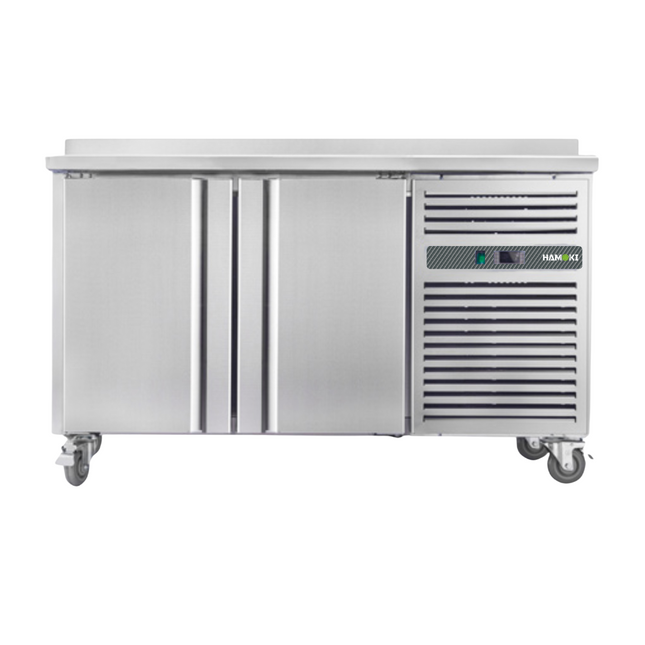 221022 - 2 Door Refrigerated Counter with Backsplash - 226 L (SNACK2200TN)