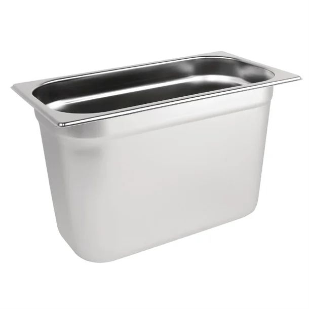 301041 - Stainless Steel Gastronorm Pan GN 1/3 Depth 200mm (1 box/18 units)