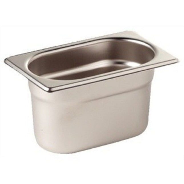 301053 - Stainless Steel Gastronorm Pan GN 1/9 Depth 100mm (1 box/48 units)
