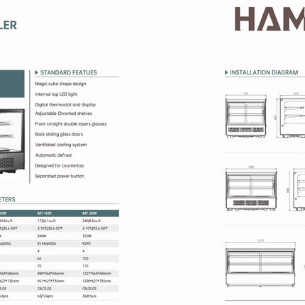 251013 - Countertop Display Cooler -120F