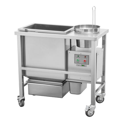 101116 - Electric Stainless Steel Breading Table with Automatic Sieving 900x500mm | BT-900A