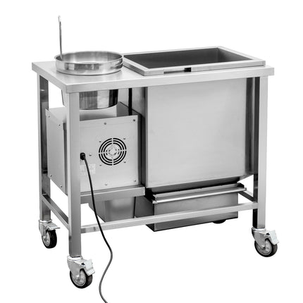 101116 - Electric Stainless Steel Breading Table with Automatic Sieving 900x500mm | BT-900A