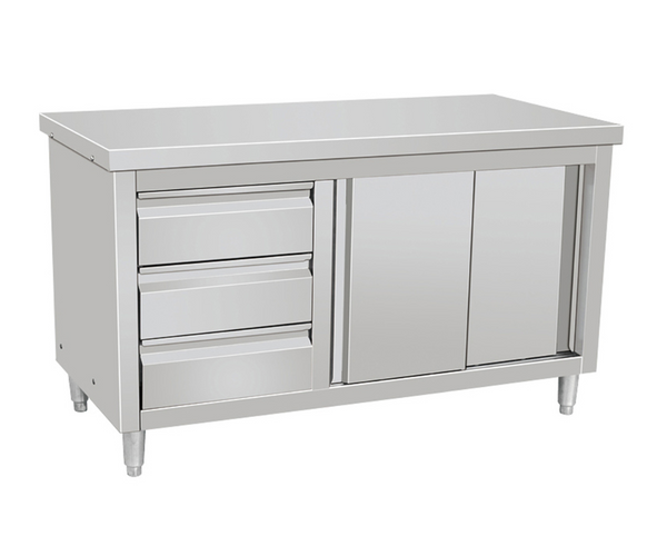 Steel Work Table Storage Drawer