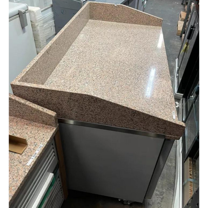 221032 - 2 Door Refrigerated Pizza Counter with Granite Worktop - 380L (PZ2600)