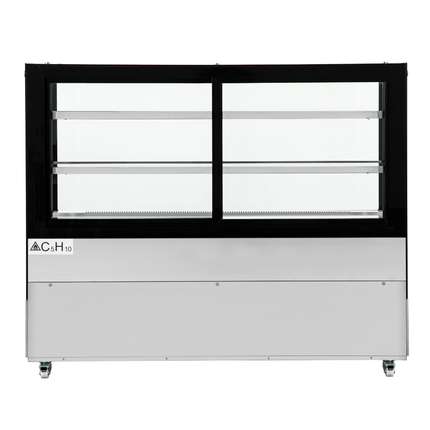 251027 - Commercial Heated Display Showcase 580 Ltr WD-1500H
