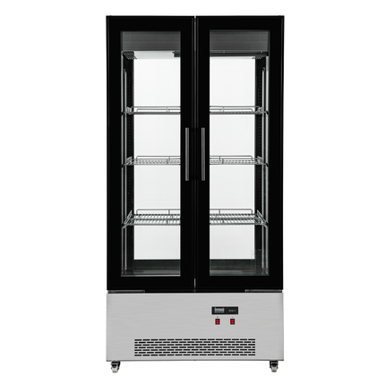 251030 - Double Door Upright Commercial Display Fridge 655 Ltr - FS-660C