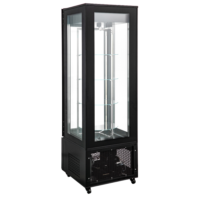 251031 - Rotating Upright Commercial Display Fridge 450Ltr - FS-440X