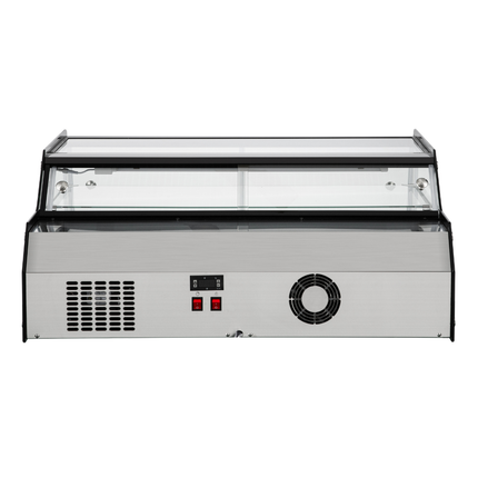 251037 - Straight Glass 138 Ltr Countertop Refrigerated Display Fridge VF-138F