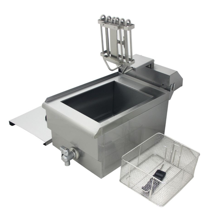 291020 - Countertop Commercial Electric Fryer - 11.5 Litre (Oil) Single Tank with Drain Tap | EF-161V-P