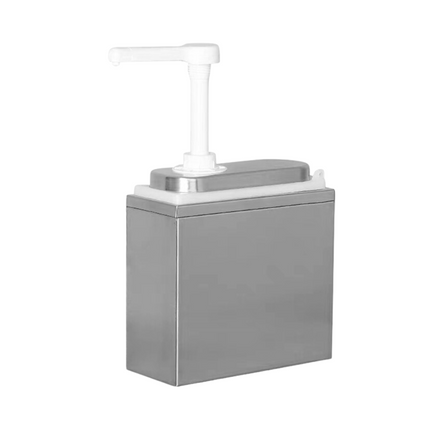 301076 - Condiment/Sauce Dispenser with Plastic Pump 1 x 2 Litre