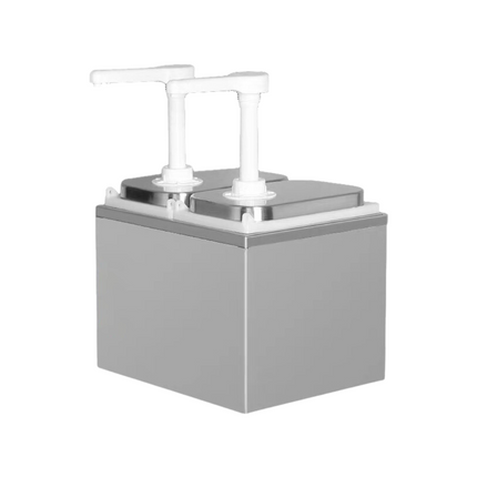 301077 - Condiment/Sauce Dispenser with Plastic Pump 2 x 2 Litre