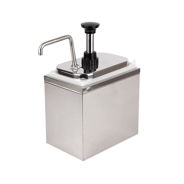 301080 - Condiment/Sauce Dispenser with Stainless Steel Pump 1 x 2 Litre