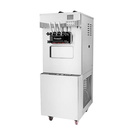 a stainless steel ice cream machine