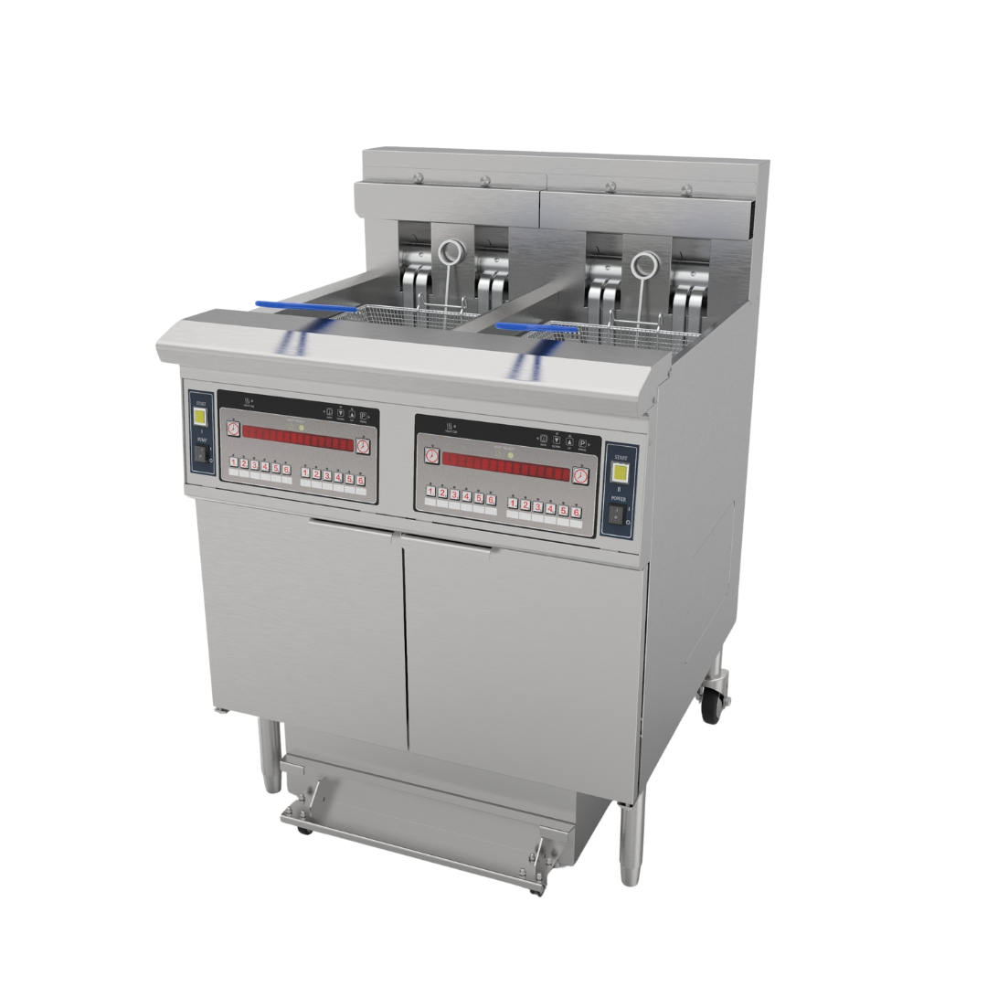 Hamoki DGF-D26L twin-tank electric open fryer