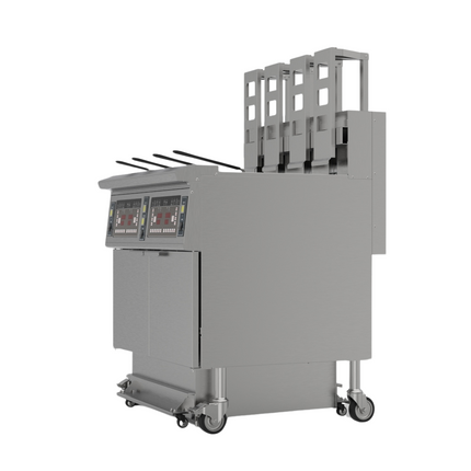 341011 - Freestanding Electric Auto-Lift Open Fryer 4 x 13L