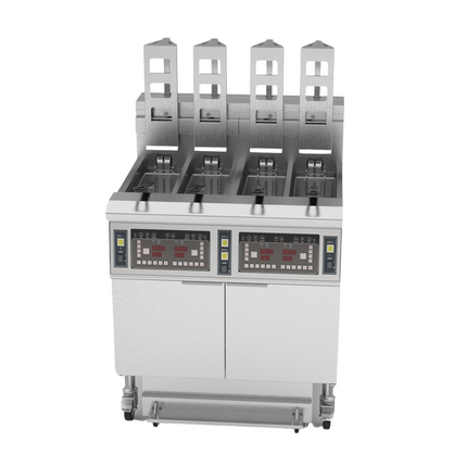 341011 - Freestanding Electric Auto-Lift Open Fryer 4 x 13L