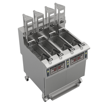 341011 - Freestanding Electric Auto-Lift Open Fryer 4 x 13L