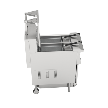 341012 - Freestanding Electric Auto-Lift Open Fryer 2 x 13L