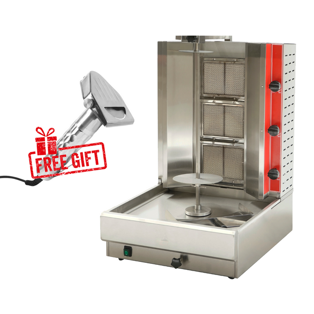 101093 - Gas Doner Kebab Machine - 3 Burner