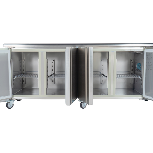 221014 - 4 Door Refrigerated Counter with Backsplash - 564L (GN4200TN)