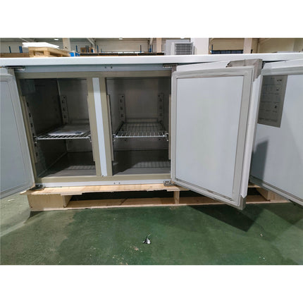 221018 - 3 Door Freezer Counter with Backsplash - 418L (GN3200BT)