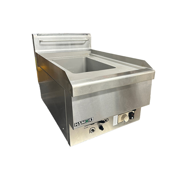 101118 - Commercial Countertop Gas Fryer - 9.5 Litre (Oil) Single Tank with Drain Tap | 6G-TRC-1