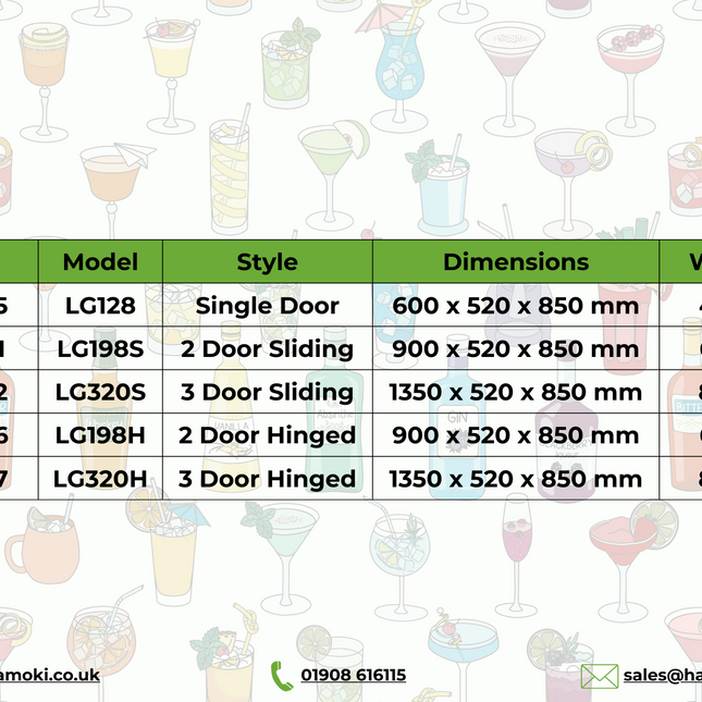 241005 - Single Door Bar Cooler