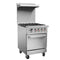 101114 - Ferrowick Gas Range 4 Open Burners with Oven plus 610mm Backsplash HKR-4S-H