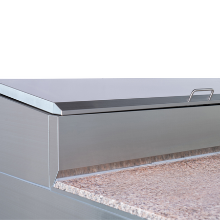 221050 - 2 Door Refrigerated Sandwich Counter with Granite worktop - 394L