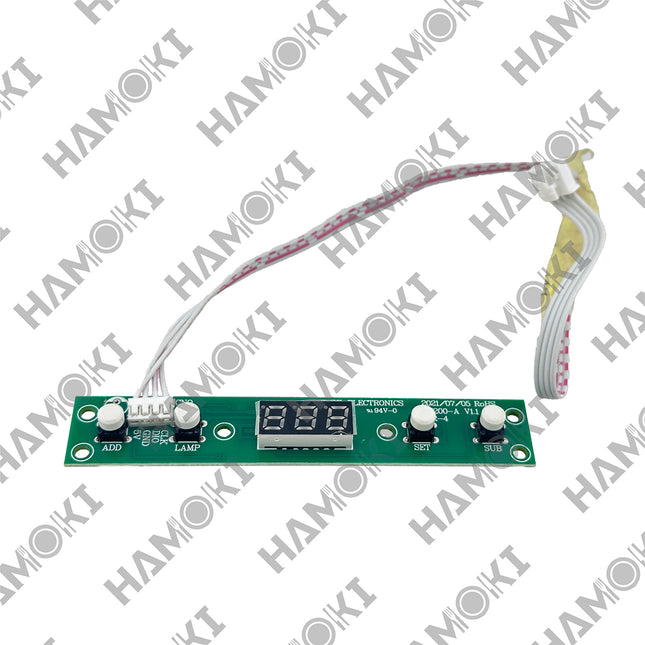 SP10722 - Display Panel & Thermometer Set for Four Sided Glass Display 238L (Old Version)