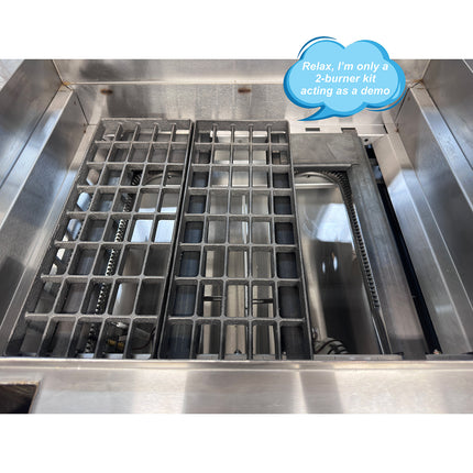 Lava Rock Conversion Kit for ECB-48SX Charbroiler 1200mm