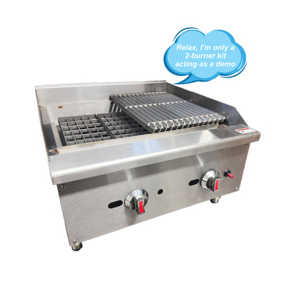Lava Rock Conversion Kit for ECB-48SX Charbroiler 1200mm