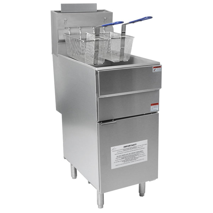 Freestanding commercial fryer