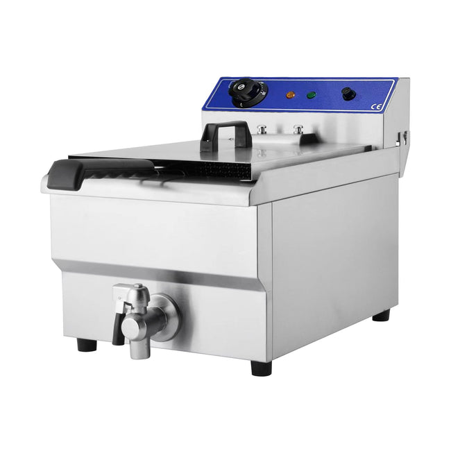 161005 - Countertop Electric Fryer - 8 Litre (Oil) Single Tank with Tap