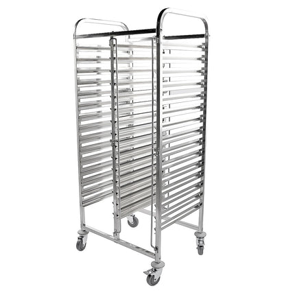301008 - Racking Trolley 15 Tier Double Row for GN1/1 (30 Shelves)