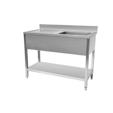 231005 - Stainless Steel Sink 1200x600mm (WxD) Left Hand Drain