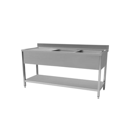 231021 - Stainless Steel Sink 1800x700mm (WxD) Left Hand Drain